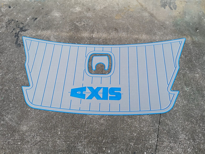 Tapis De Pont EVA Pour Bateau AXIS A22 (2015-2017) - Imitation Teck, Mousse Antidérapante