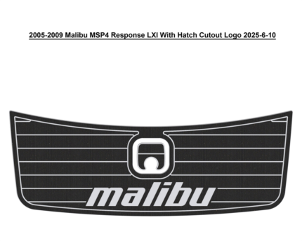 2005-2009 Malibu MSP4 Response LXl Swim Platform Hatch Cutout Boat Pad EVA Foam Faux Teak Deck Floor Mat Seadek MarineMat Gatorstep Style Self Adhesive