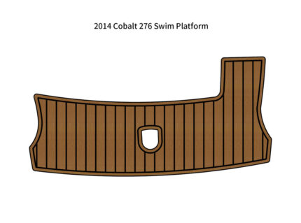 2014 Cobalt 276 Swim Platform Step Pad Boat EVA Foam Faux Teak Deck Floor Mat Seadek MarineMat Gatorstep Style Self Adhesive