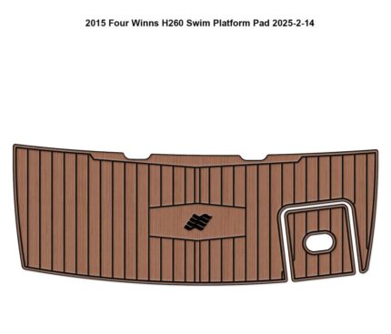 2015 Four Winns H260 Swim Platform Boat EVA Faux Floor Pad Mat SeaDek MarineMat Gatorstep Style Self Adhesive