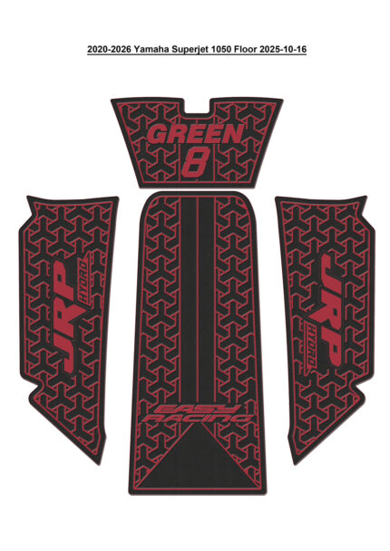 2020-2026 Yamaha Superjet 1050 Pad Boat EVA Foam Fuax Teak Deck Floor Mat Seadek MarineMat Gatorstep Style Self Adhesive