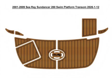 2001-2009 Sea Ray Sundancer 280 Swim Platform Boat EVA Faux Flooring Pad Mat SeaDek MarineMat Gatorstep Style Self Adhesive
